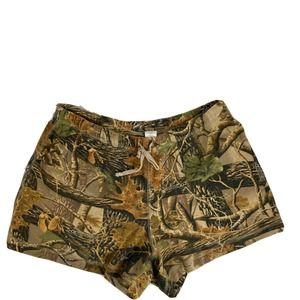 Cabela's Seclusion3D Shorts Women's Sz M-Pull On, Sweat Shorts 100% Cotton